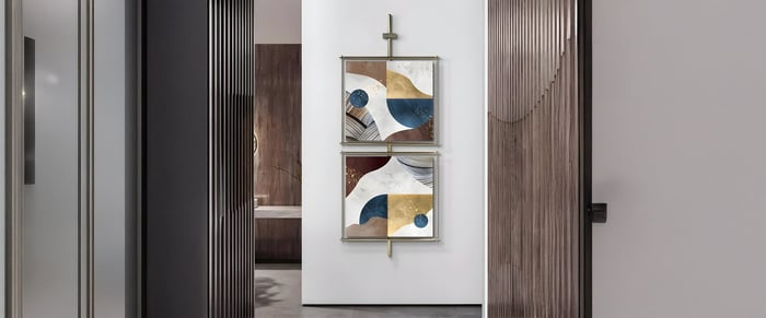 Statement Hallways: Iron Art Paintings for Hard‑to‑Decorate Vertical Spaces