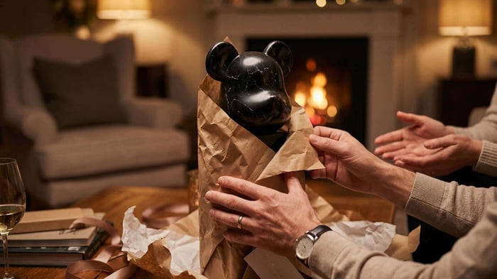 'Designer sculpture as a thoughtful birthday gift for a friend.