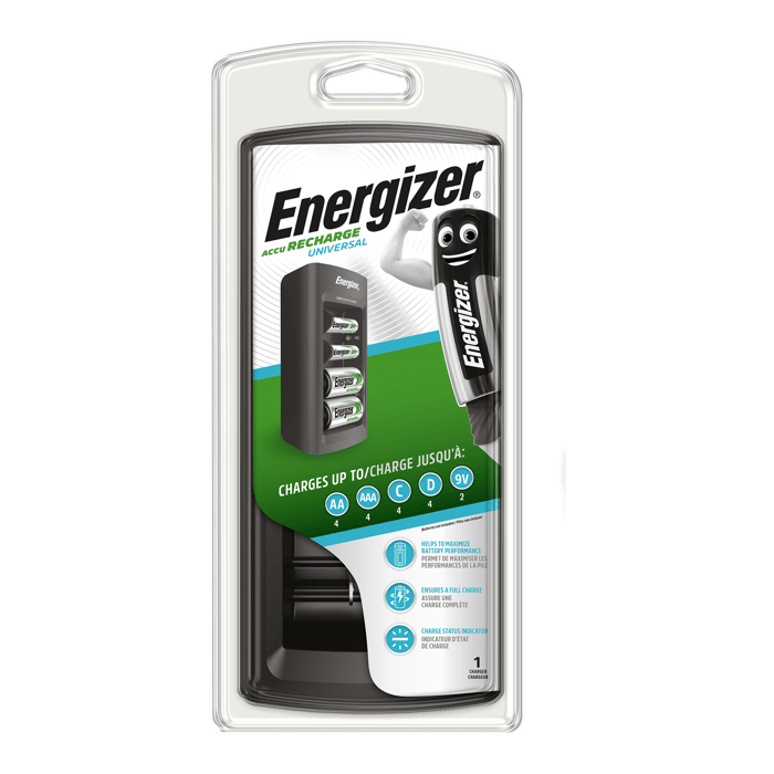 Energizer Universal AA AAA C D 9V Battery Charger