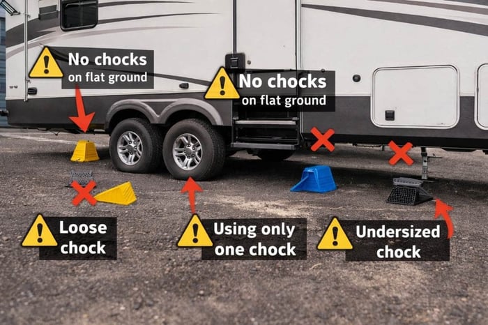 RV Wheel Chock Safety: Why Proper Chocking Matters