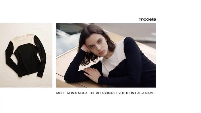 AI fashion campaign