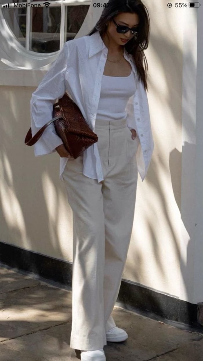 white shirt