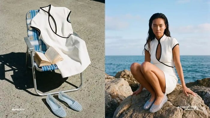 AI fashion campaign