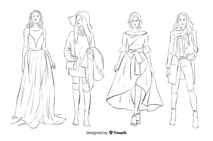 dress sketch