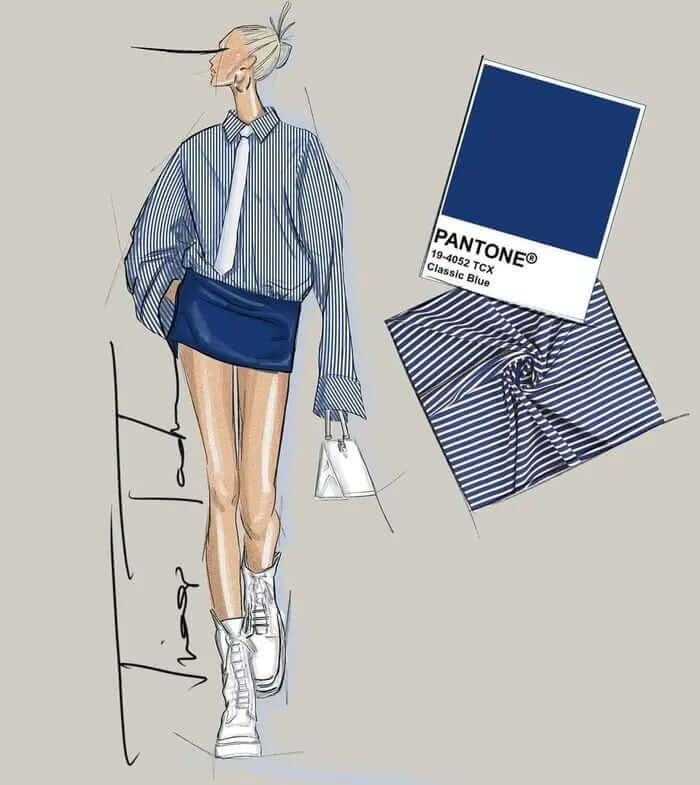 hand drawn fashion sketches