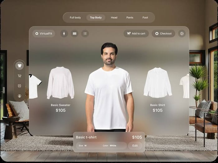 3D virtual try-on