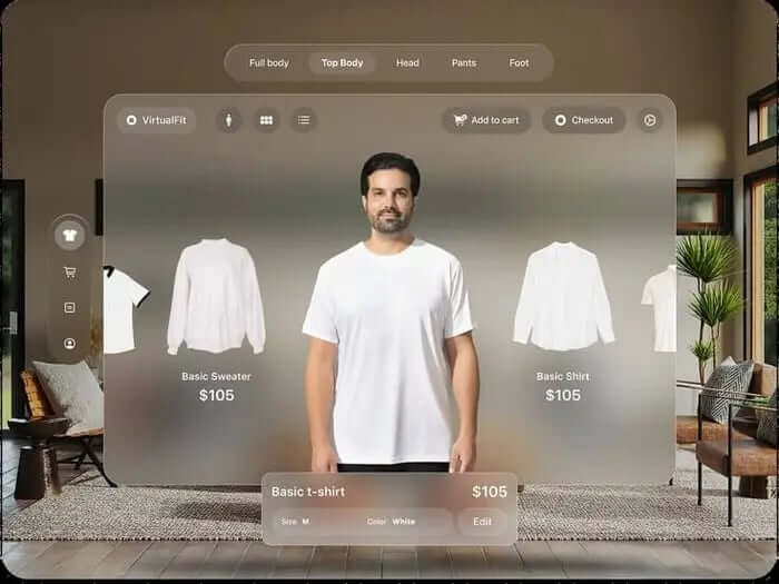 3D virtual try-on