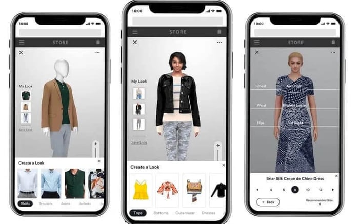 Zara's Virtual try-on