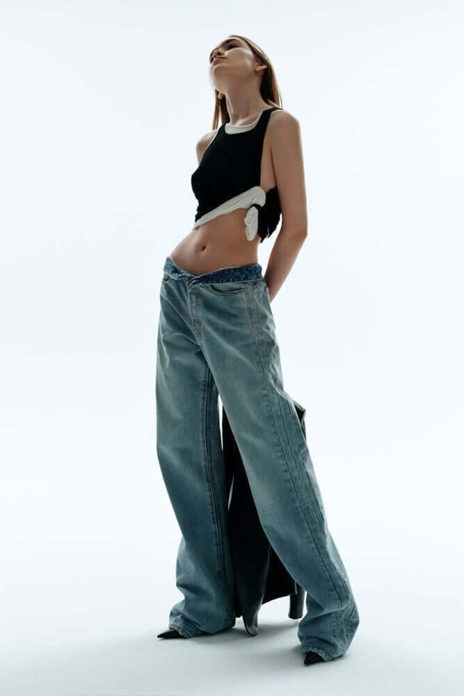 low rise jeans trend