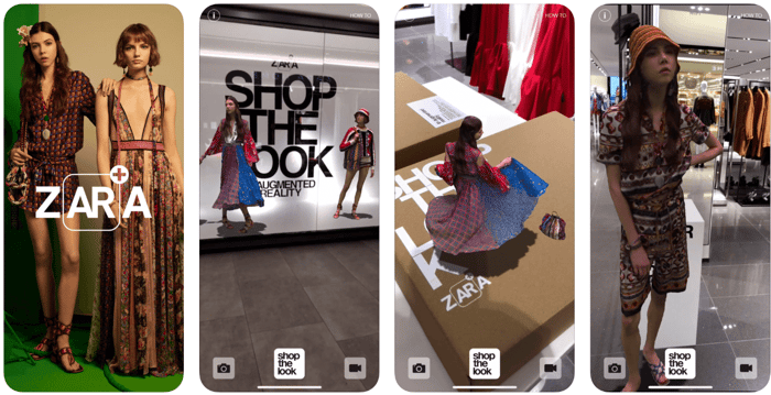 Zara's Virtual try-on