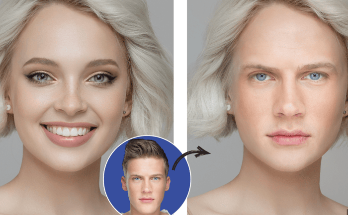 ai face swapping