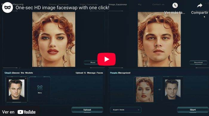 example video face swap