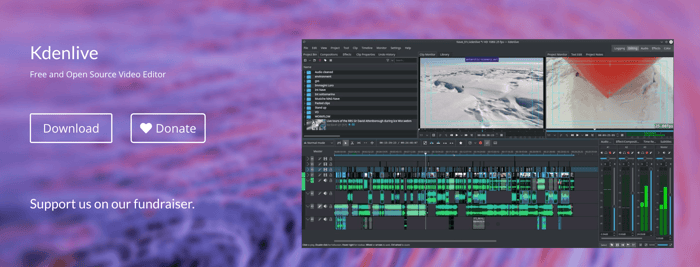 kdenlive background 