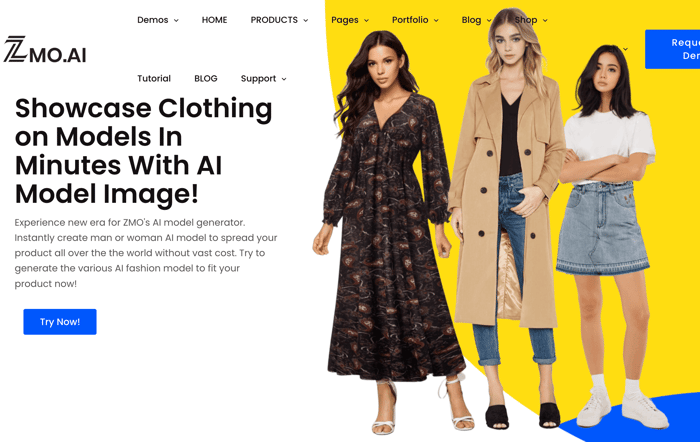 zmo ai clothing design