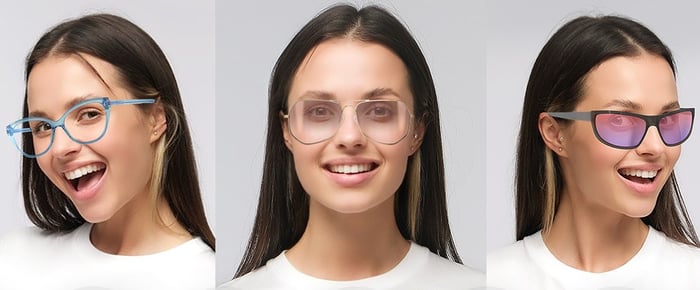glasses virtual try on retail