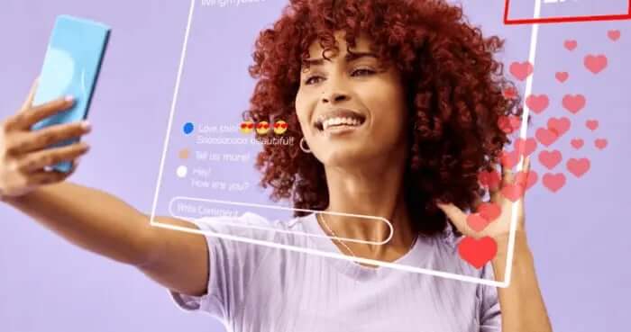 influencer promoting a brand