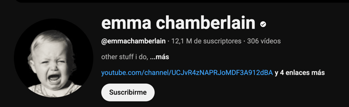emma chamberlain channel