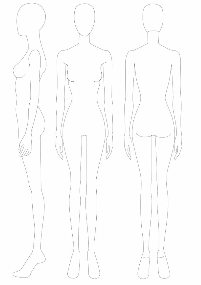 figure fashion sketch