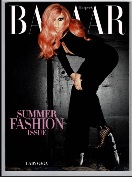 harpers bazaar lady gaga cover