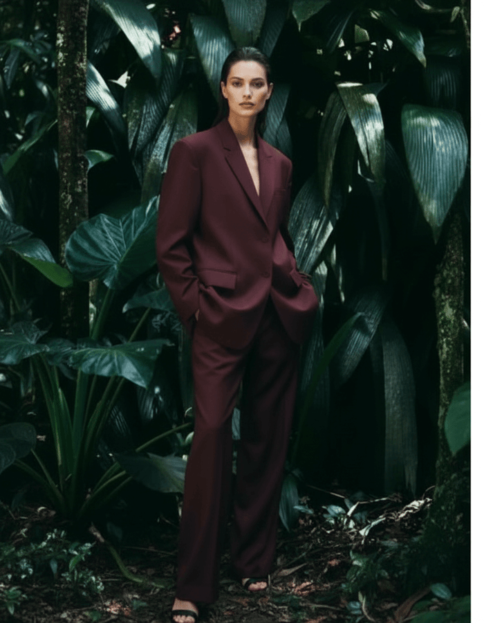 editorial fashion content with AI