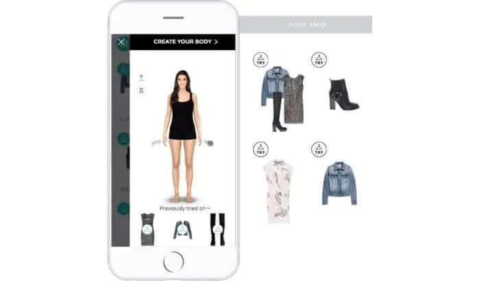 Virtual fitting room technology