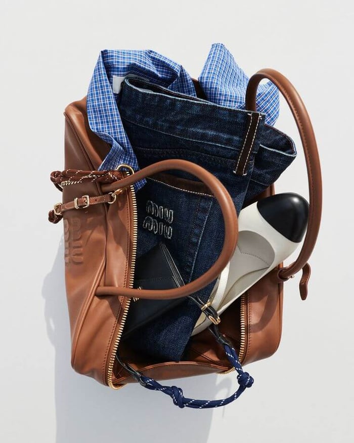 miu miu styling flat lay
