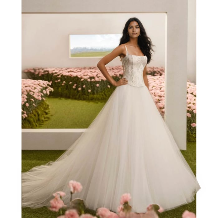 model to model ai generated bride 