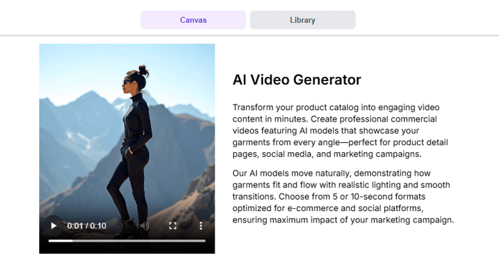 Modelia Video Generator