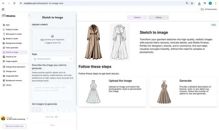 sketch to photo AI