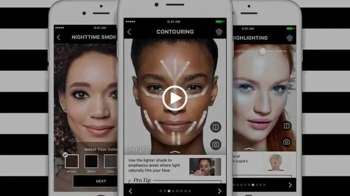 virtual makeup try on