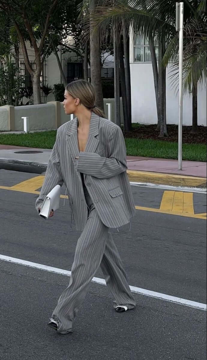 how to style oversized blazers