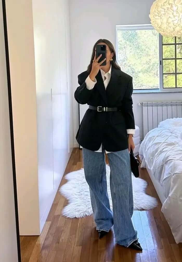 how to style oversized blazers