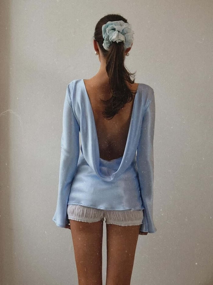 baby blue outfit