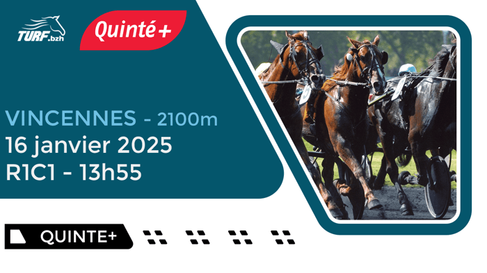 Quinté Vincennes : Analyse et Pronostic du 16 Janvier 2025