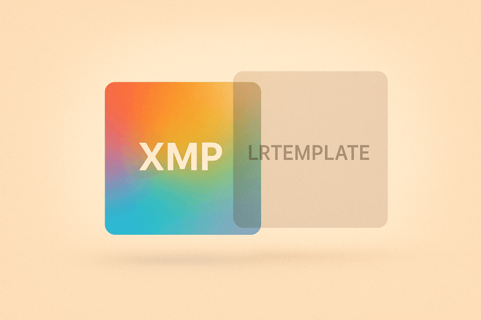 XMP vs LRTemplate: Lightroom Preset Formats Explained