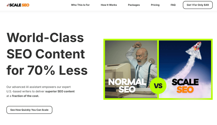 SEO for photographers - Scaleseo.io