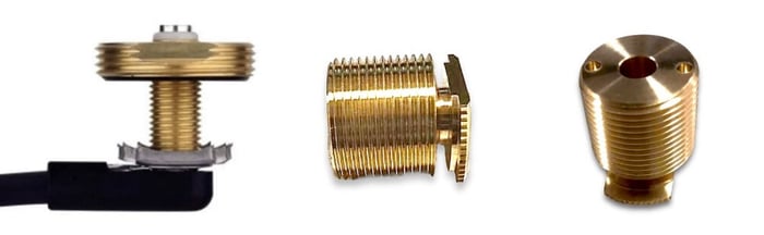 A close-up of a gold objectDescription automatically generated