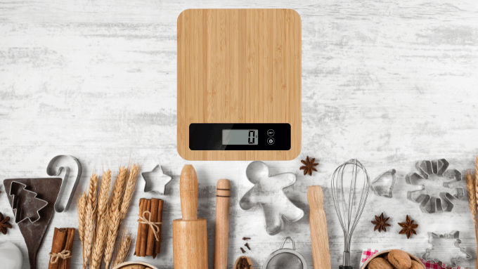 Kitchen scale for baking