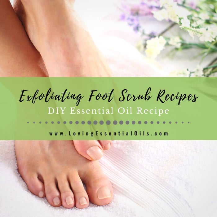 Exfoliating Foot Scrub With Essential Oils to Remove Dead Skin