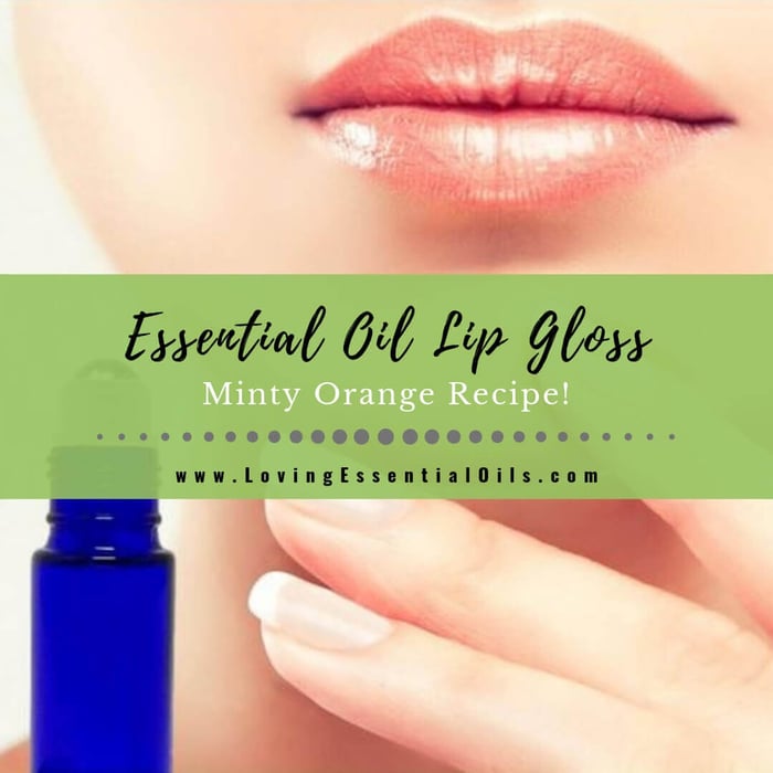 Homemade Essential Oil Lip Gloss Roll On Recipe