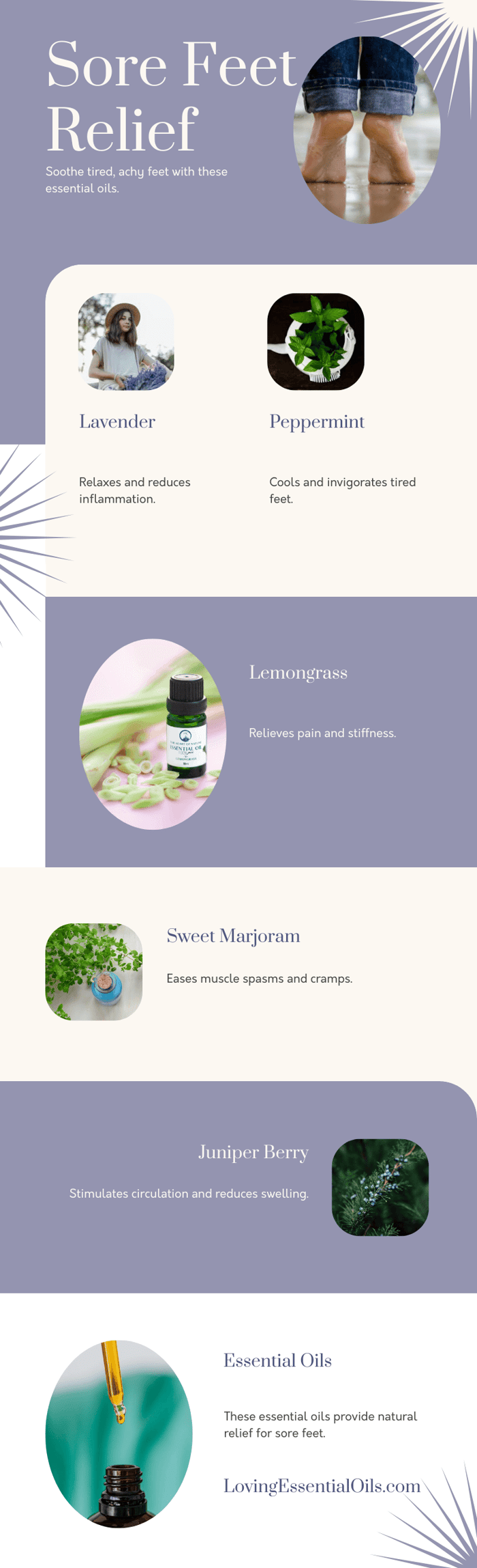 Sore Feet Essential Oils by Jennifer Lane