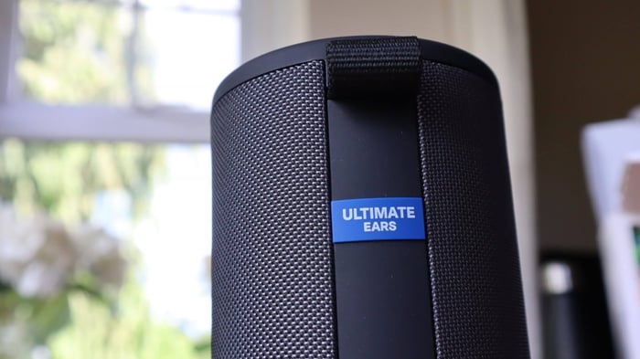 Ultimate Ears Megaboom 4 in sleek black, ready to energize any space