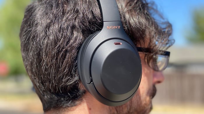 Man wearing Sony WH-1000XM4