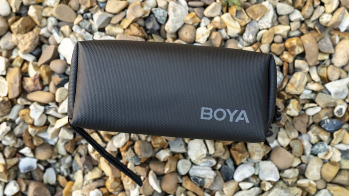 Boya Magic arrives neatly packed in a compact carrying case.