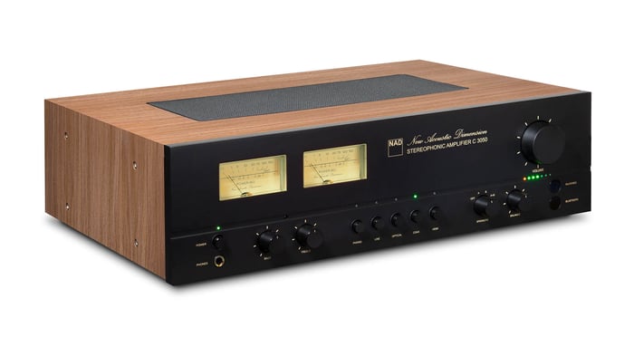 NAD C 3050 streaming amplifier close-up