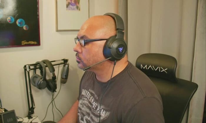 RGB lighting glows on the iconic Razer logo, adding style to your gaming rig