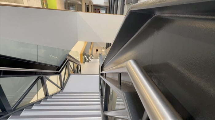 Test video with long staircase