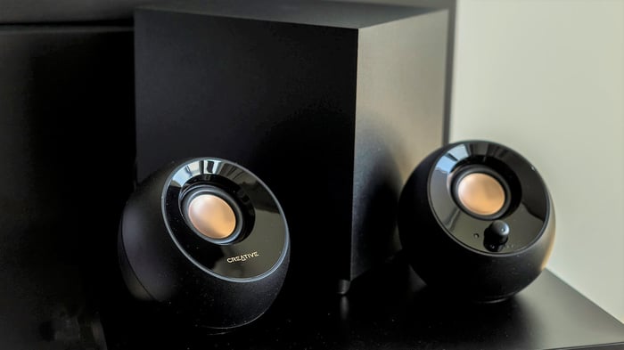 Creative Pebble Plus 2.1 speakers with subwoofer