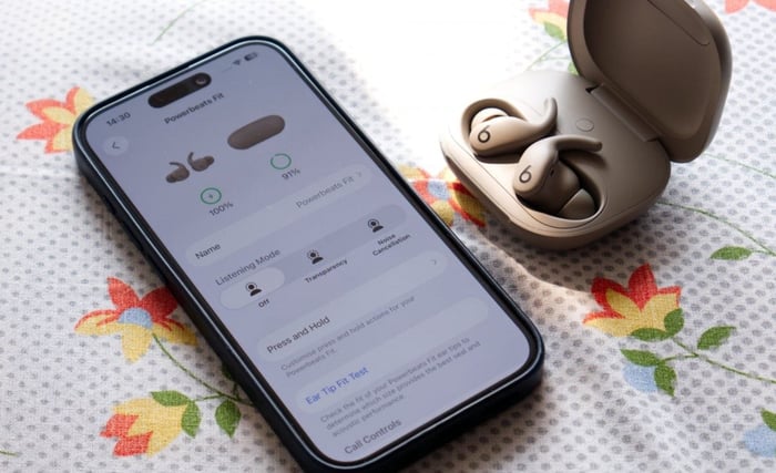 Compact, sleek charging case with sweat resistance