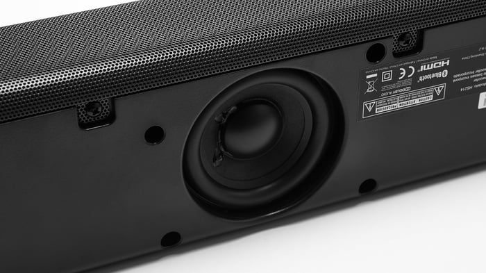The HS214 remote is simple but puts all key controls at your fingertips.
